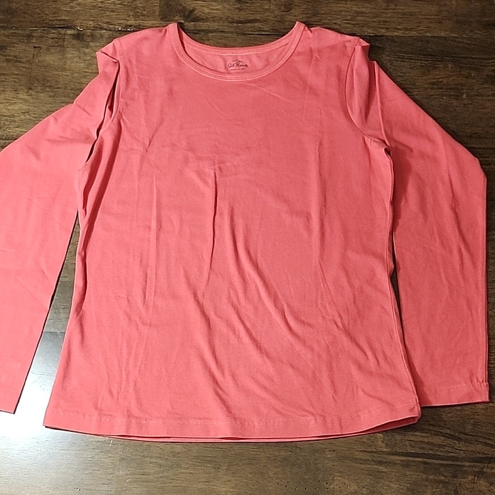 Women's Pink Long Sleeve Top
